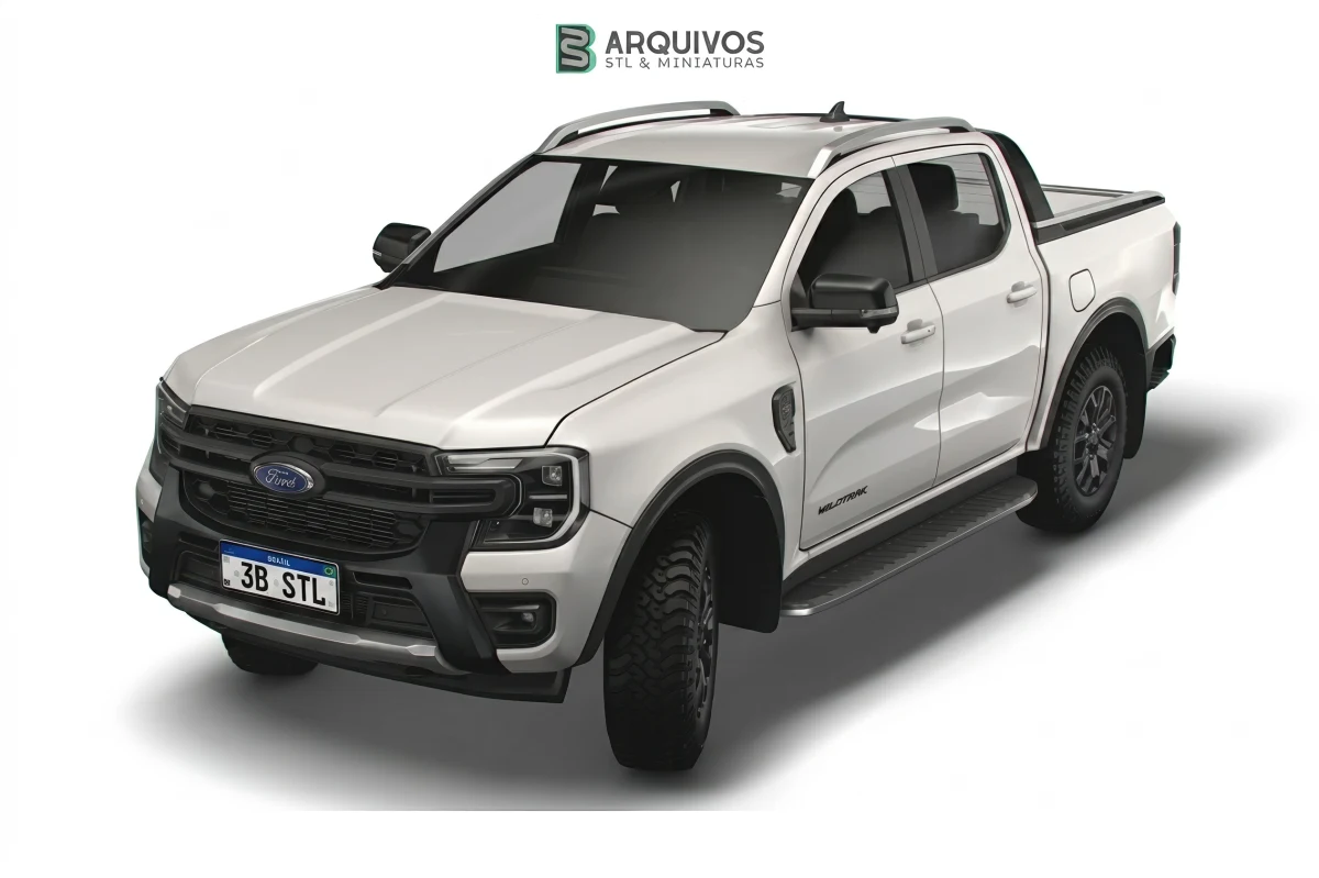 Modelo 3D STL - Ford Ranger Wildtrak Double Cab 2023